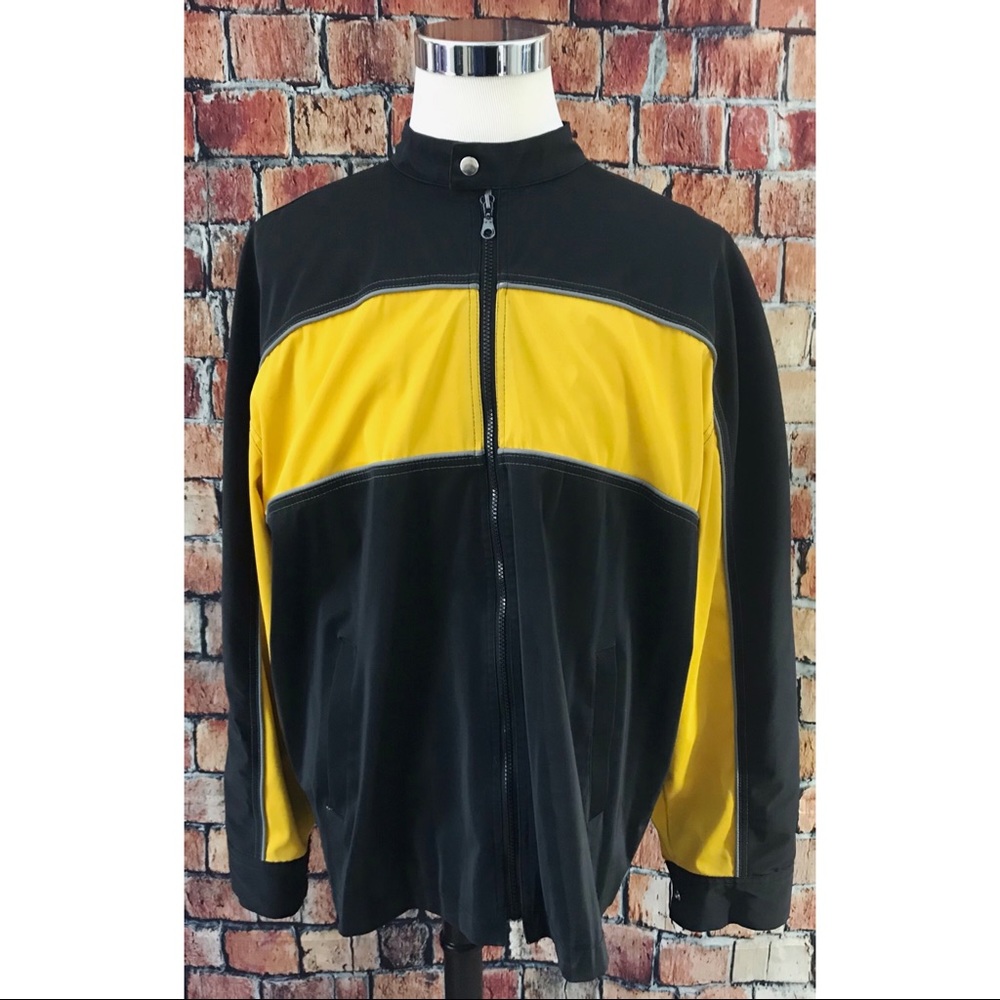 Decibel Rubberized Large Rain Motorcycle Jacket